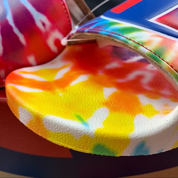 Champion Rainbow Tie Dye Slides 7 Womens - Picture 8 of 9